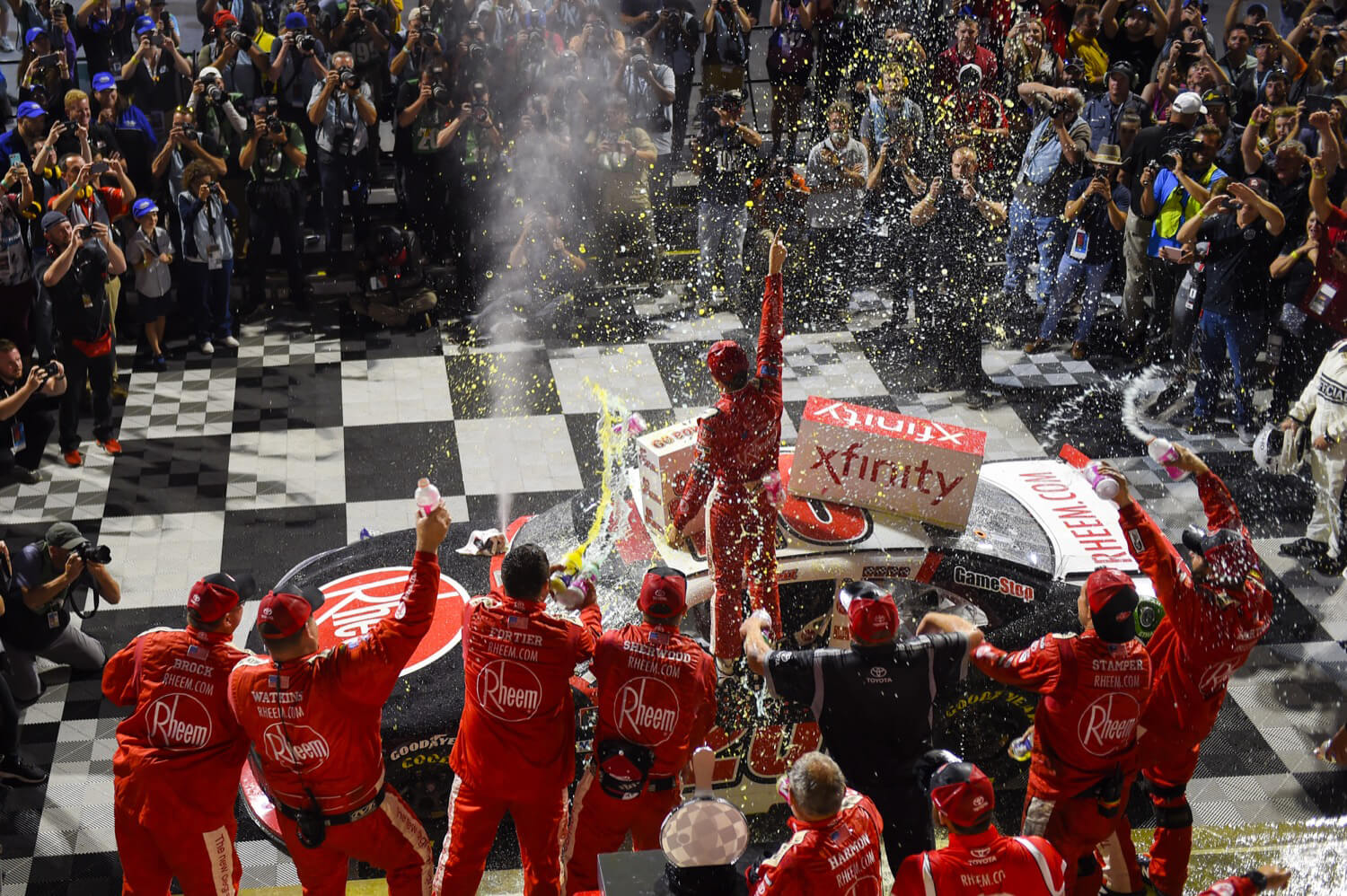 9/22/18 NASCAR Xfinity Series, Go Bowling 250, Richmond Raceway, Christopher Bell, Joe Gibbs Racing, Toyota Camry, Rheem, Pole, Winner, Playoff