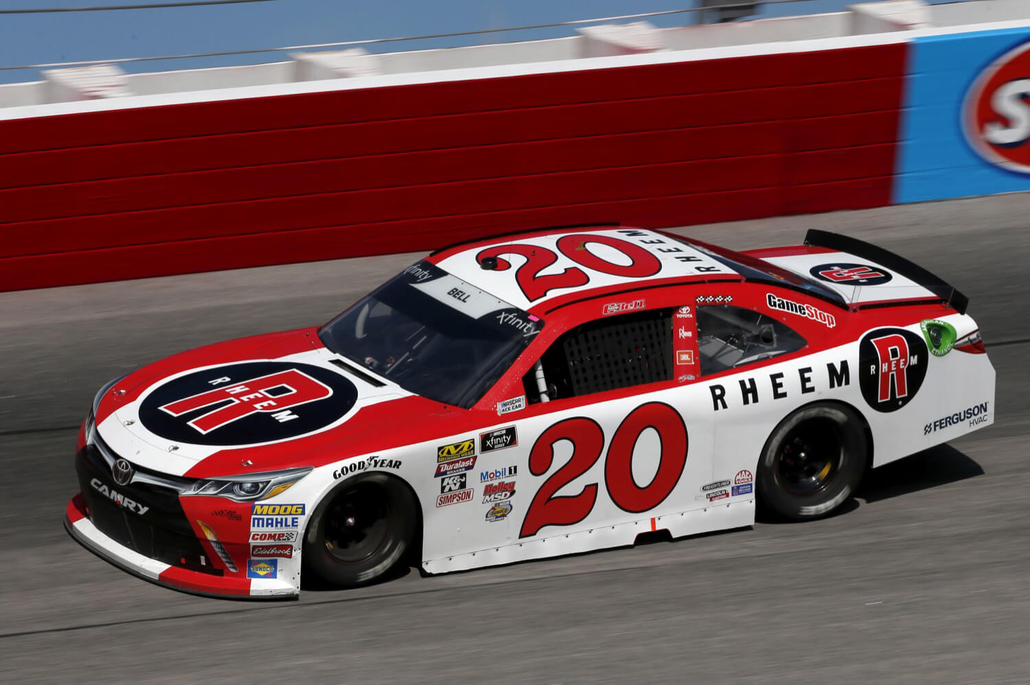 9/1/18 NASCAR Xfinity Series, Sport Clips Haircuts VFW 200, Darlington Raceway, Christopher Bell, Joe Gibbs Racing, Toyota Camry, Rheem, throwback